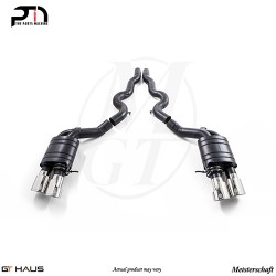 4X120x80mm Meisterschaft Titanium - Super Light GT Racing Exhaust for BMW F12/F13 (Coupe/Convertible) M6